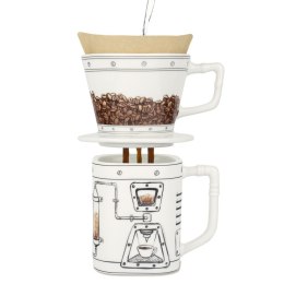 Coffeemageddon Dripper Kubek ceramiczny kawy drip