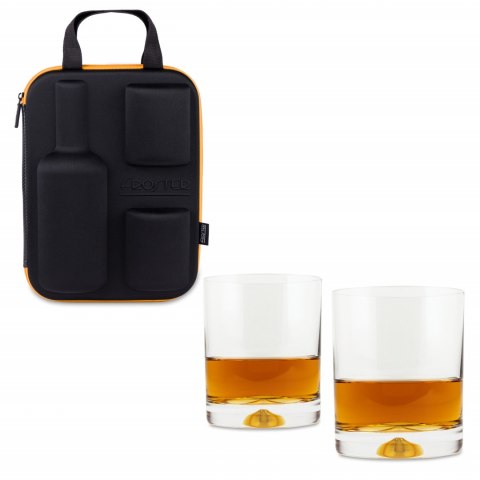 Etui na butelkę i 2 szklanki do whisky urodziny