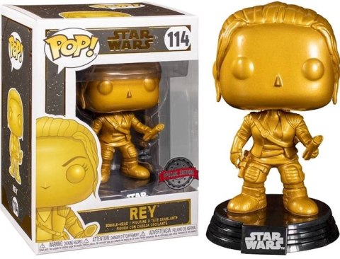 Funko POP! Star Wars Rey chrome mat gold 114 SE