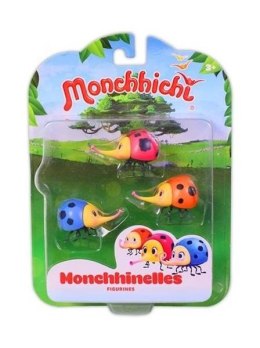 MONCHHICHI Monchhinelles figurki 3pak 4cm