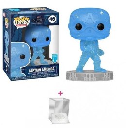 Funko POP! Marvel Captain America Art Series case