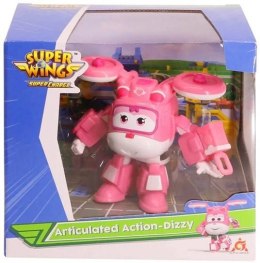 Super Wings samolot Articulated Action Dizzy 8cm