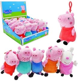 Świnka Peppa Maskotka Zawieszka Portfel mix 18cm