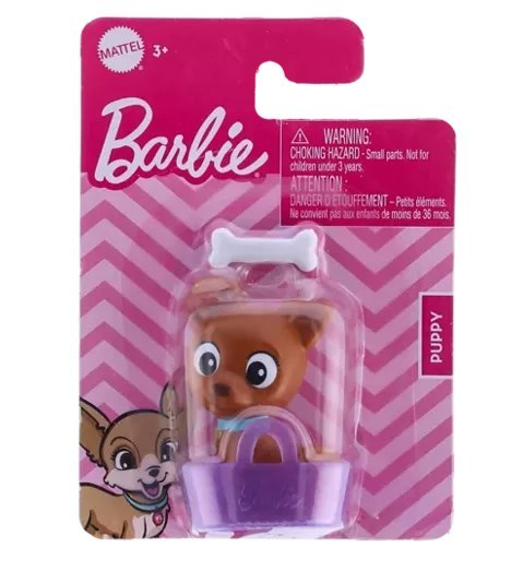 Mattel Barbie Mini Piesek w koszyku Puppy