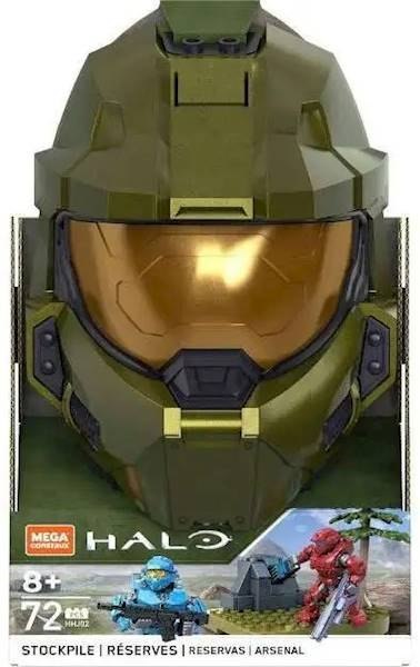 Mega Construx Halo Stockpile hełm klocki 72 el