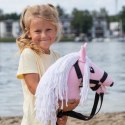 Skippi - lekki mały hobby horse A5 - różowy - prezent na dzień dziecka